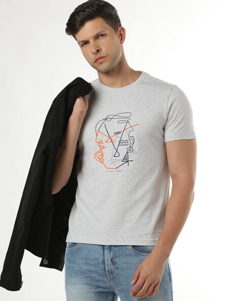 Buy Grey Tshirts for Men by ALTHEORY Online