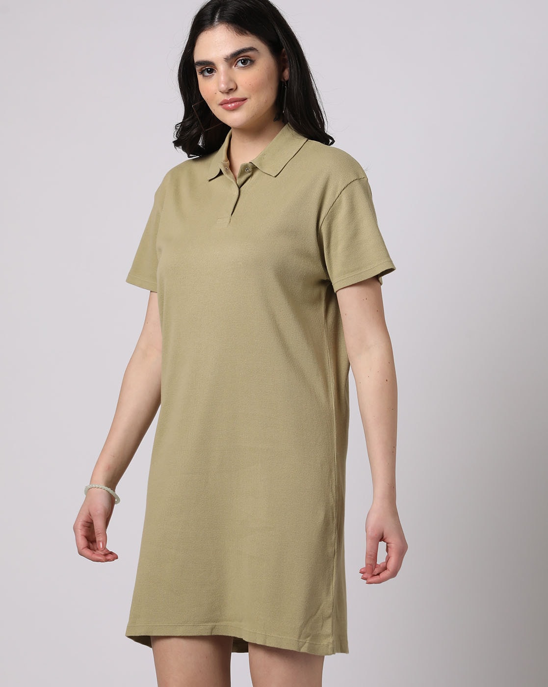 Khaki polo hot sale dress