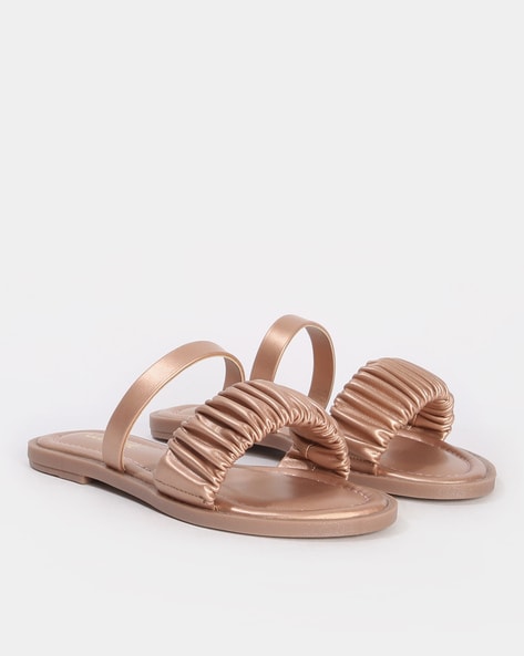 Cadialdan Women's Rose Gold Flat Sandals | Aldo Shoes