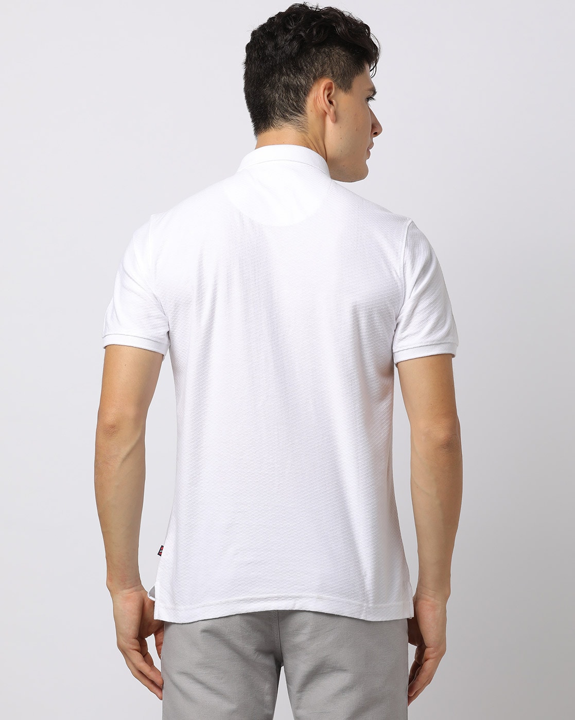 Buy white outlet polo shirt