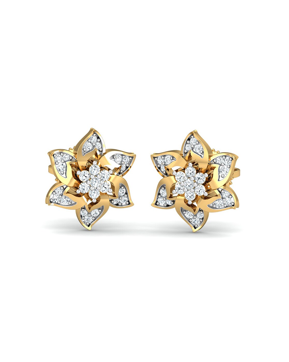 Marquis Shaped Pavé Diamond Drop Earrings