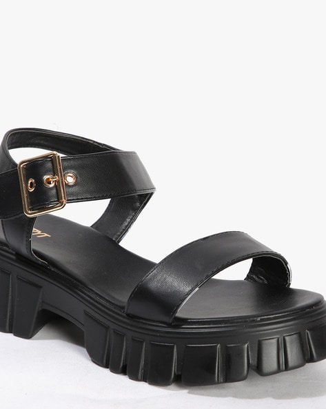 Chunky Heeled Platform Ankle Strap Sandals | SHEIN IN