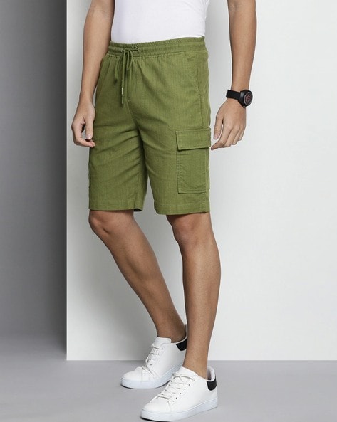 Buy Green Shorts & 3/4ths for Men by The Indian Garage Co Online 