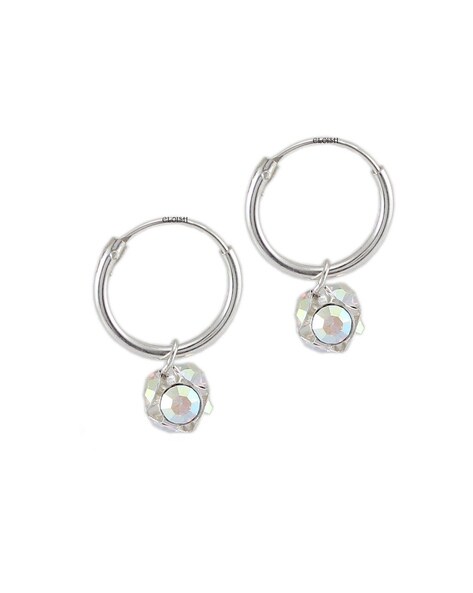 Buy Silver Earrings for Women by Eloish Online