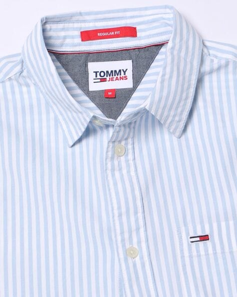 Tommy jeans striped online shirt