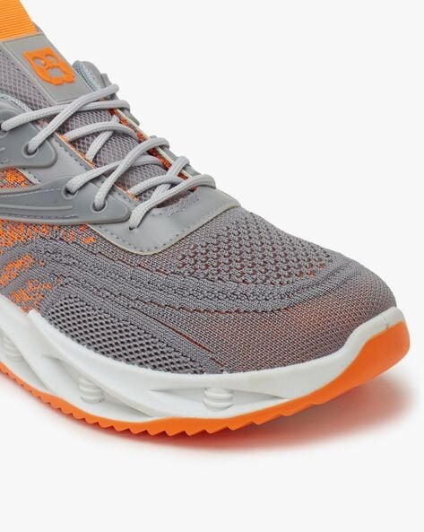 Gray and hotsell orange mens shoes