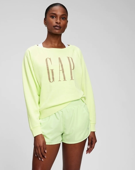 Neon green hot sale sweatshirt womens