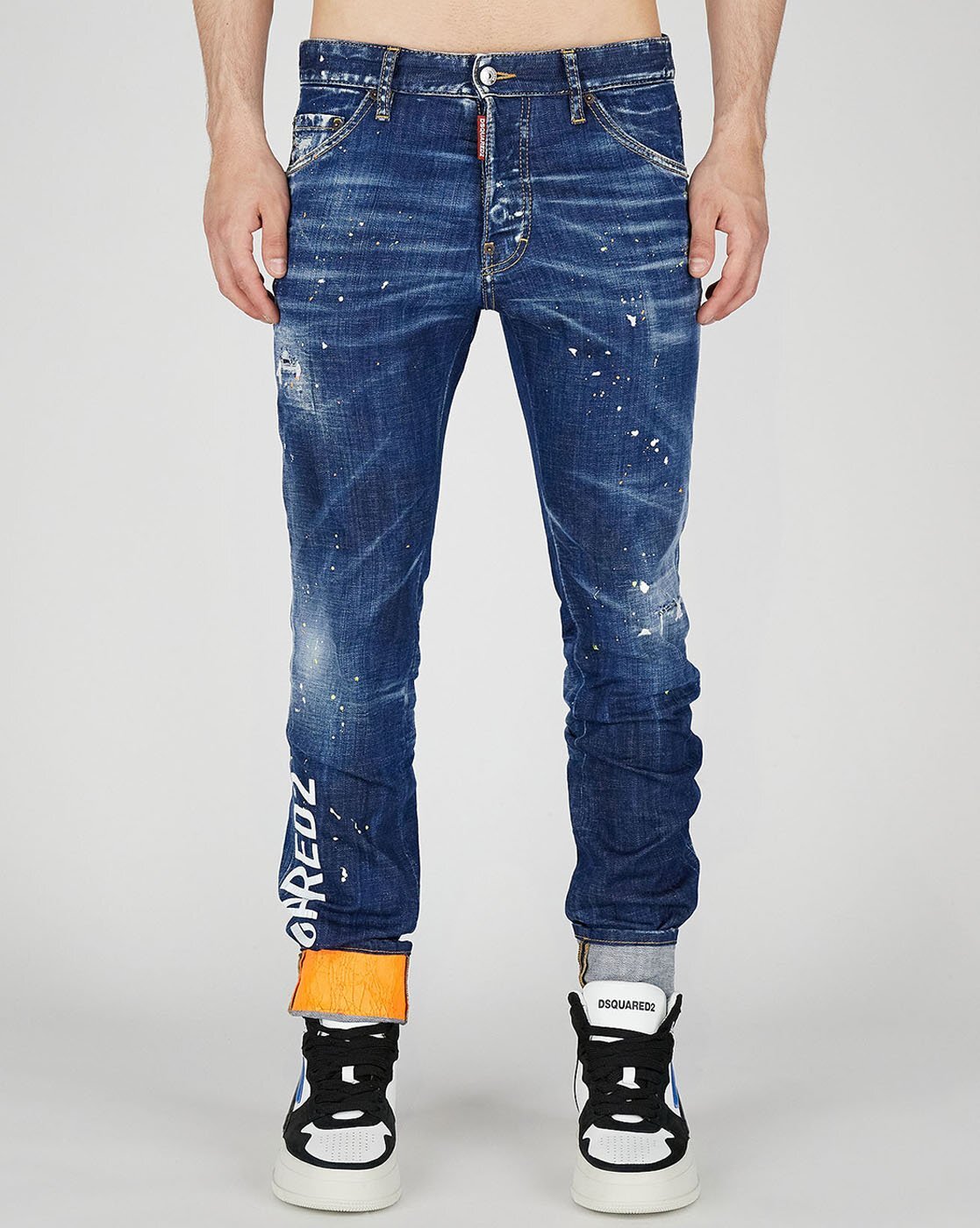 Kawaii distressed bleach jeans | Dsquared2 | Eraldo.com