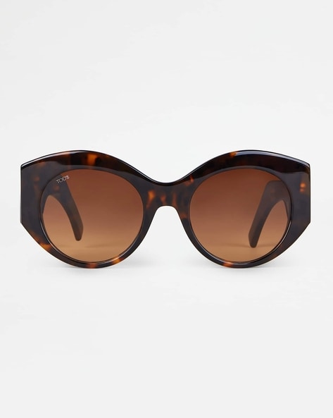 Brown Cat-eye tortoiseshell-acetate sunglasses | Bottega Veneta | MATCHES UK