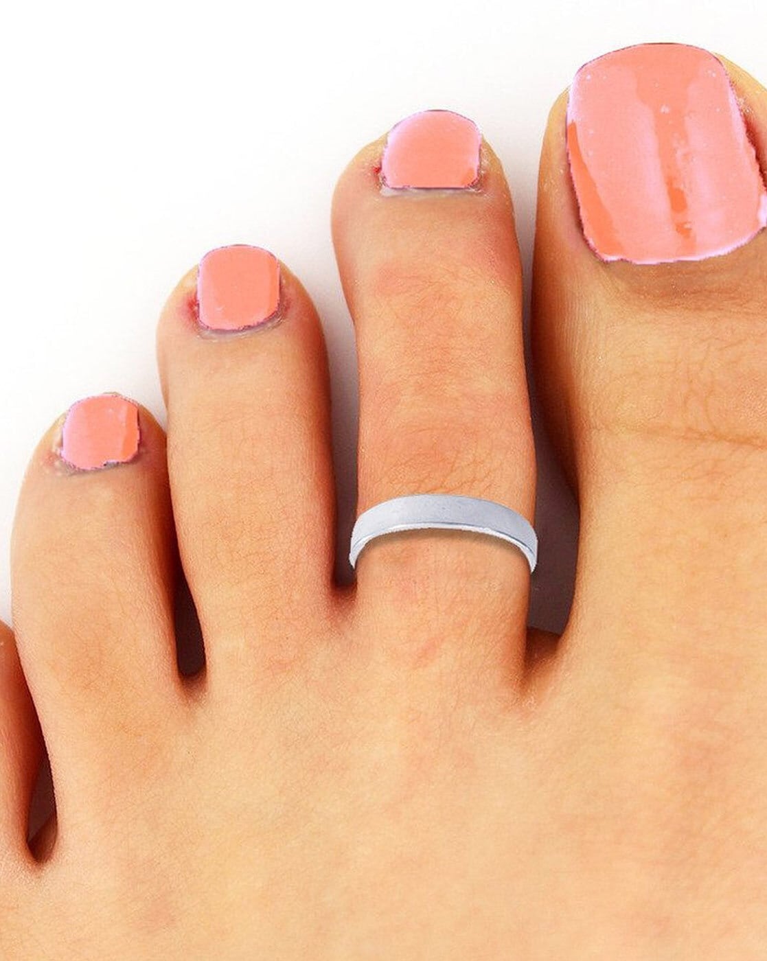 Simple Style Cross Shape Toe Ring Ladies Summer Basic - Temu