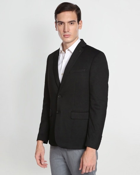 Arrow Knitted Slim Fit Blazer