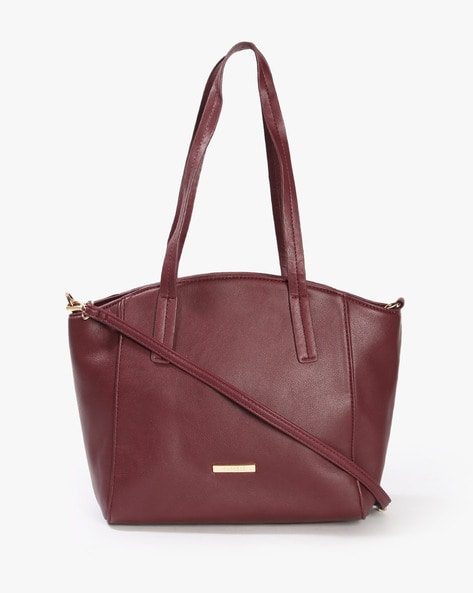 Caprese maroon handbag sale