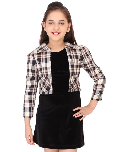 Girls black hot sale dress jacket