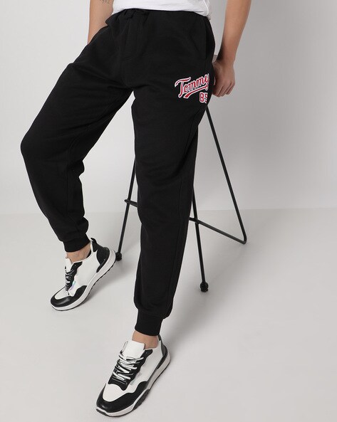 Cotton Fleece Joggers with Side Pockets