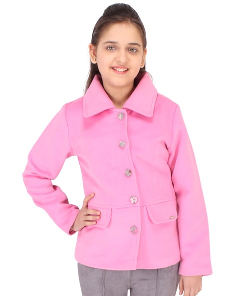 Cutecumber Solid Full-Sleeves Jacket