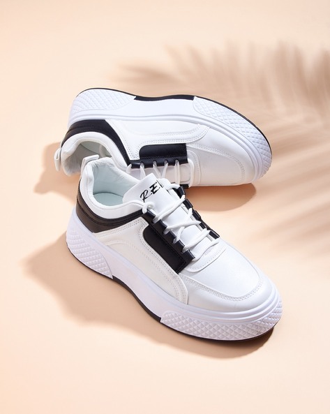 Buy Black Sports Shoes for Men by Mochi Online | Ajio.com