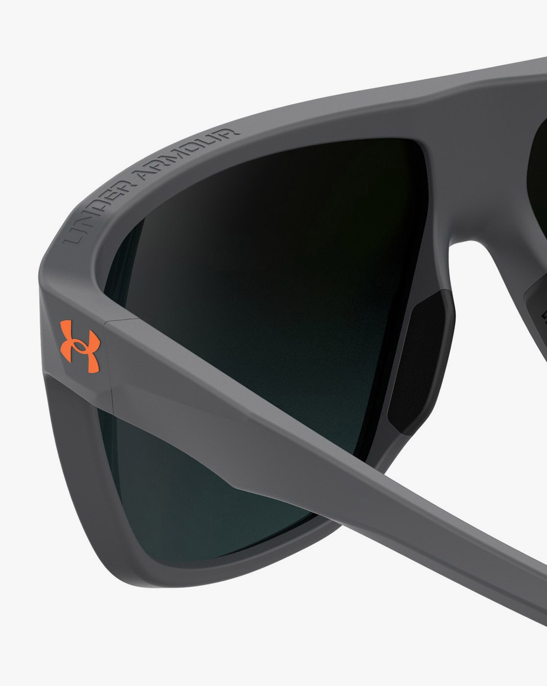 Under Armour 1368134-883 Battle Outdoor Sunglasses in Matte Black / Blue  Green