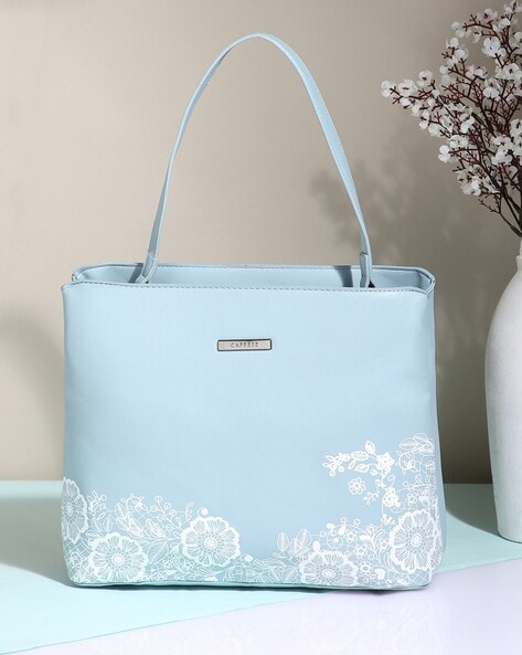 Light blue hot sale tote bag