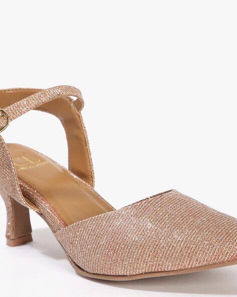 rose gold kitten heels uk
