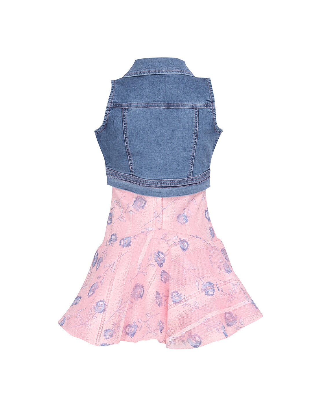 Princess Two Piece Set For Kids: Cute Blue Jean Dress Jackets For Women And  Long Sleeve Cotton Tulle Vest With Bows Sizes 4 12X From Nickyoung06,  $25.78 | DHgate.Com