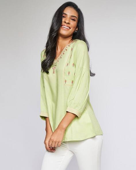 mint tunic top