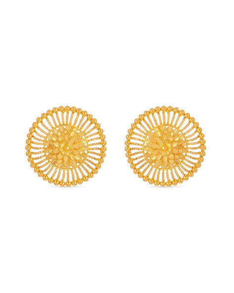 Gold Peacock Earring