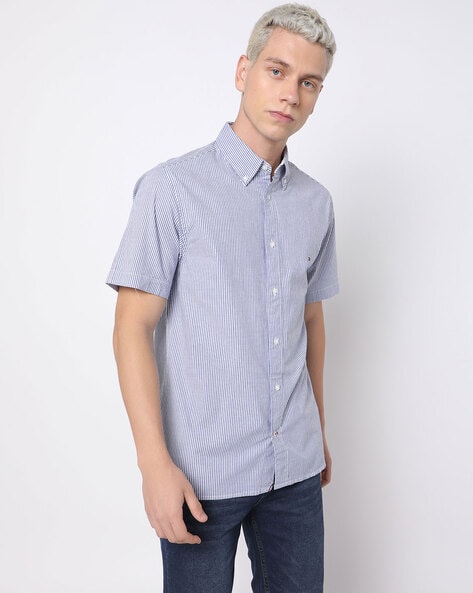 Buy Blue Shirts for Men by TOMMY HILFIGER Online