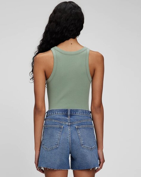 Gap + Rib Halter Tank Top