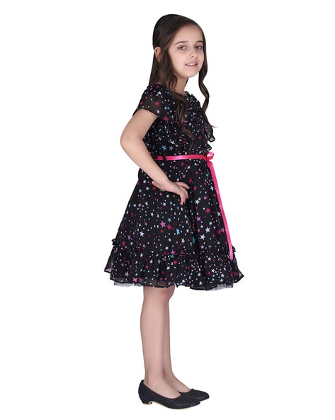 Kids dressgirls dressgirl dressknee length frock for girlsdress