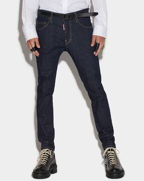 2023AW DARK SCAR WASH SKATER JEANS 44