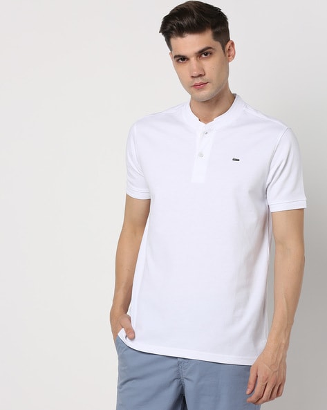 Slim Fit Henley T-Shirt