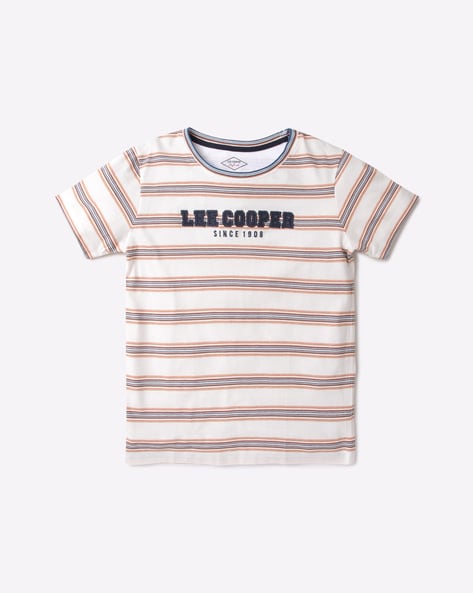 Lee Cooper Striped Round-Neck T-Shirt