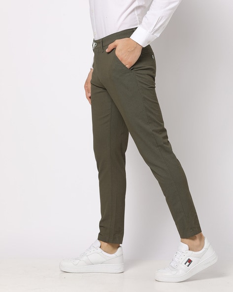 Fashion Men Suit Pants Ankle Length Business Dress Pants Male Office Social  Casual Slim Fit Pants Streetwear Wedding Trousers - Suit Pants - AliExpress