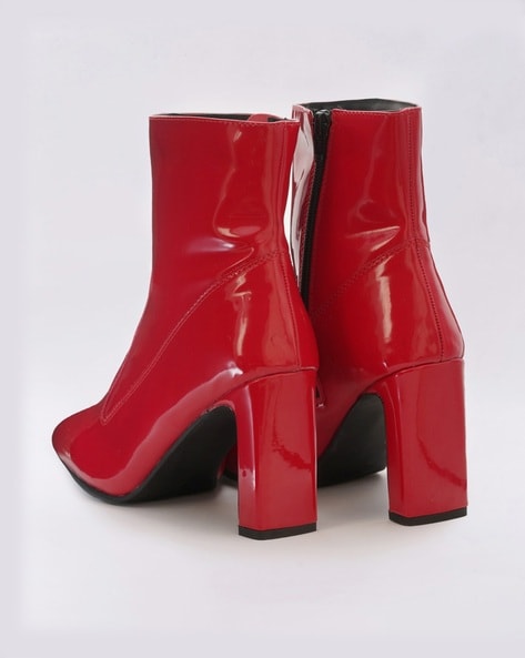Ankle-Length Boots with Zip Closure Ankle-Length Boots with Zip Closure