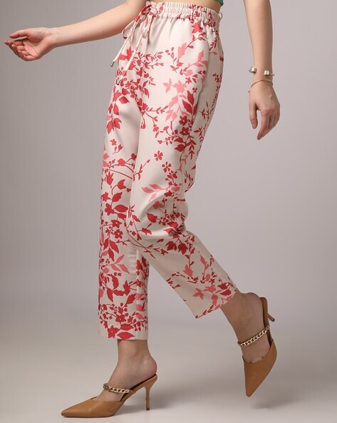 Buy White Trousers & Pants for Women by AND Online | Ajio.com