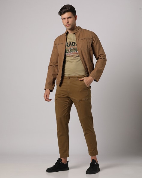 Buy Tan Brown Trousers & Pants for Men by Buda Jeans Co Online