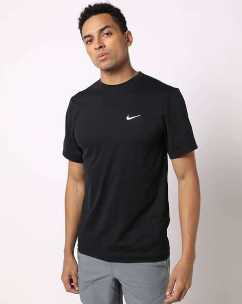 NIKE Logo Print Crew-Neck T-Shirt