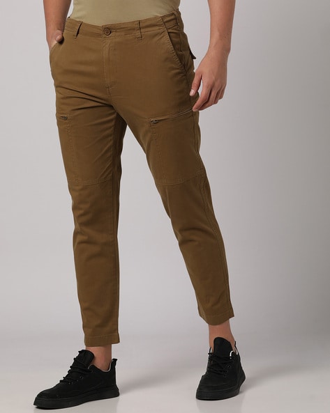 Plain Regular Fit Men's brown Cargo jeans at Rs 649/piece in Delhi | ID:  23948791462