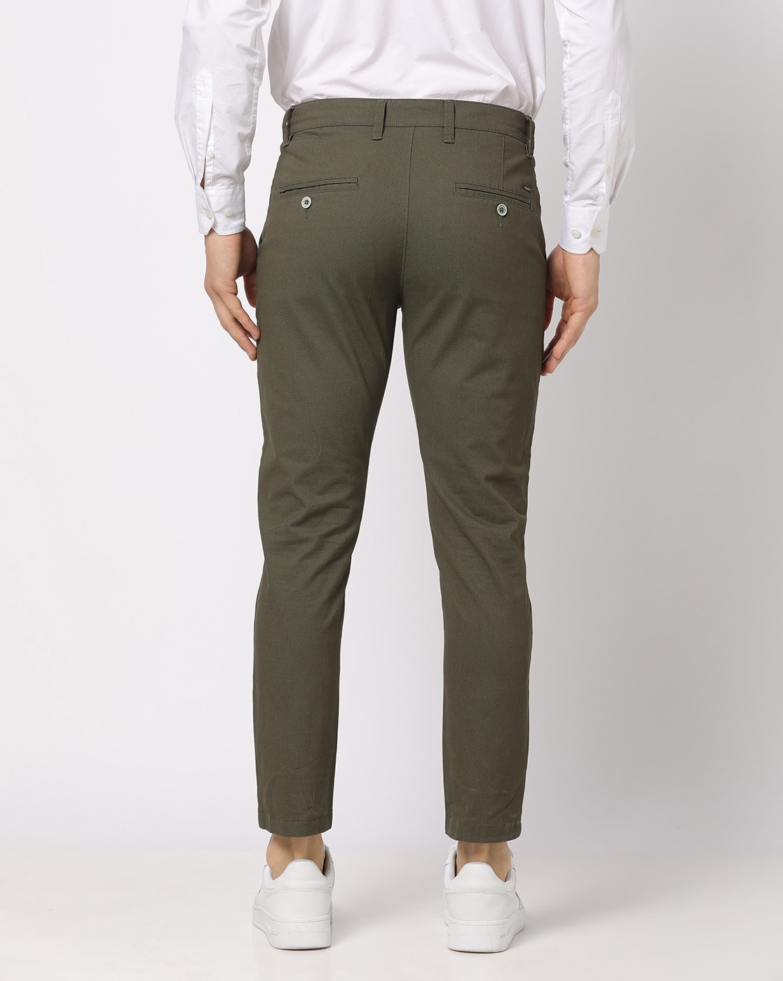 PROVOGUE Slim Fit Men Green Trousers - Buy PROVOGUE Slim Fit Men Green  Trousers Online at Best Prices in India | Flipkart.com