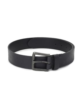 Men's Classic Leather Belt | Black Matte