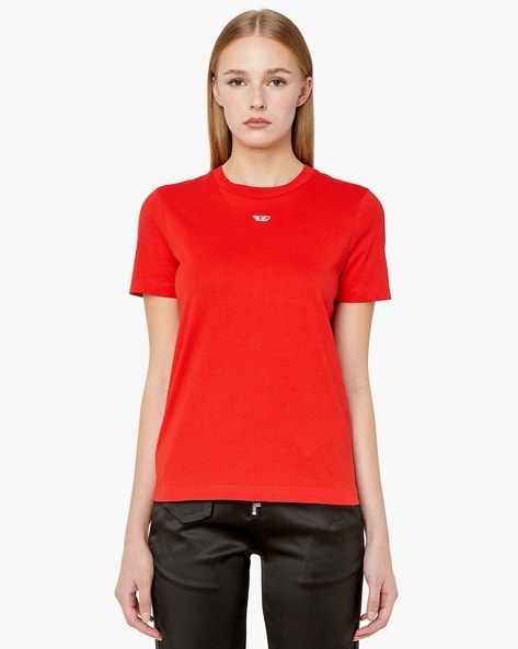 Buy Red Tshirts for Women by DIESEL Online | Ajio.com