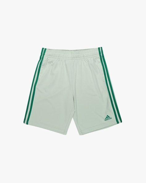 Buy Linen Green Shorts 3 4ths for Boys by Adidas Kids Online Ajio