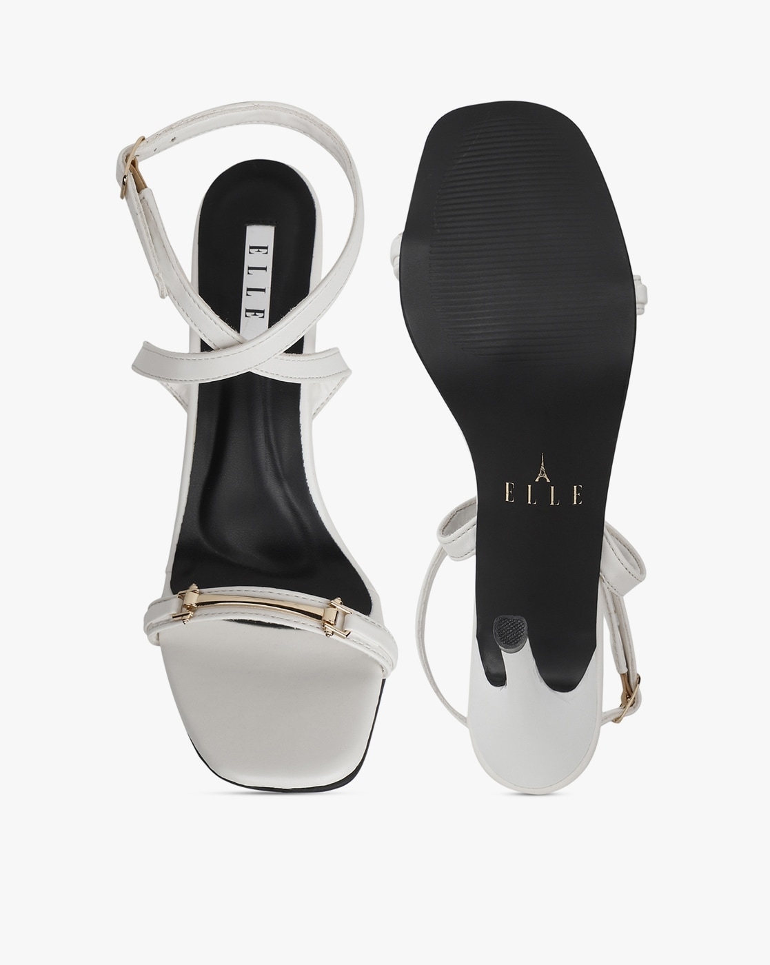 Buy Do Bhai Stylish Western Embellished Silver Heels for Women & Girls/UK3  at Amazon.in