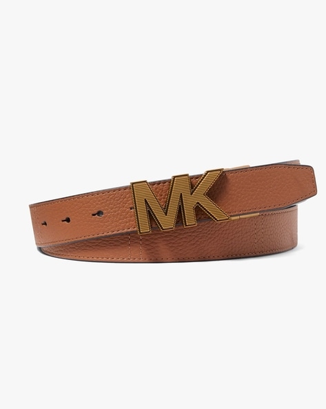 Buy Michael Kors Reversible Leather Belt | Luggage Color Men | AJIO LUXE