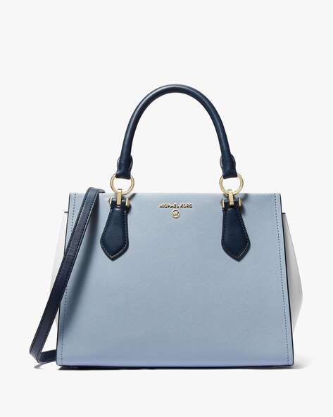 Buy Michael Kors Handbag Mercer Shoulder Bag With Dust Bag and Sling(beige  pink) 172 (J1560)
