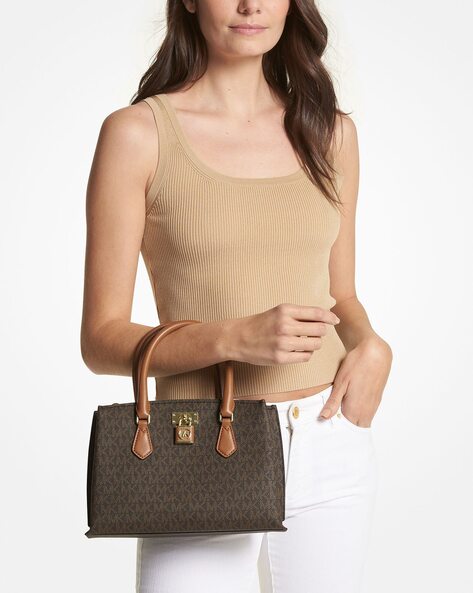 Camille Small Logo Satchel