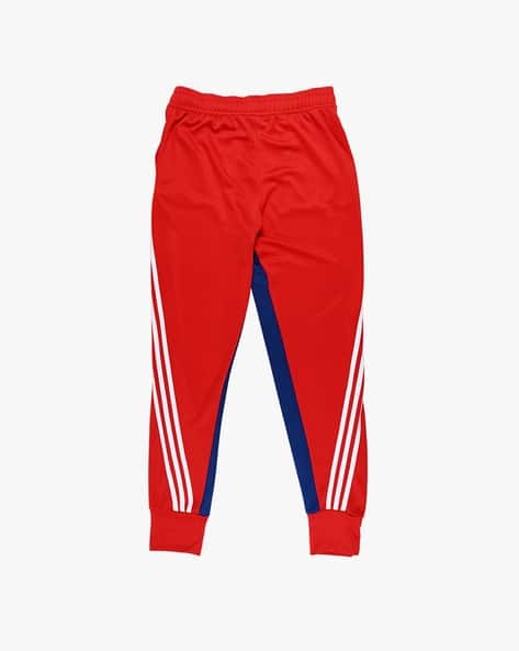 red adidas pants kids