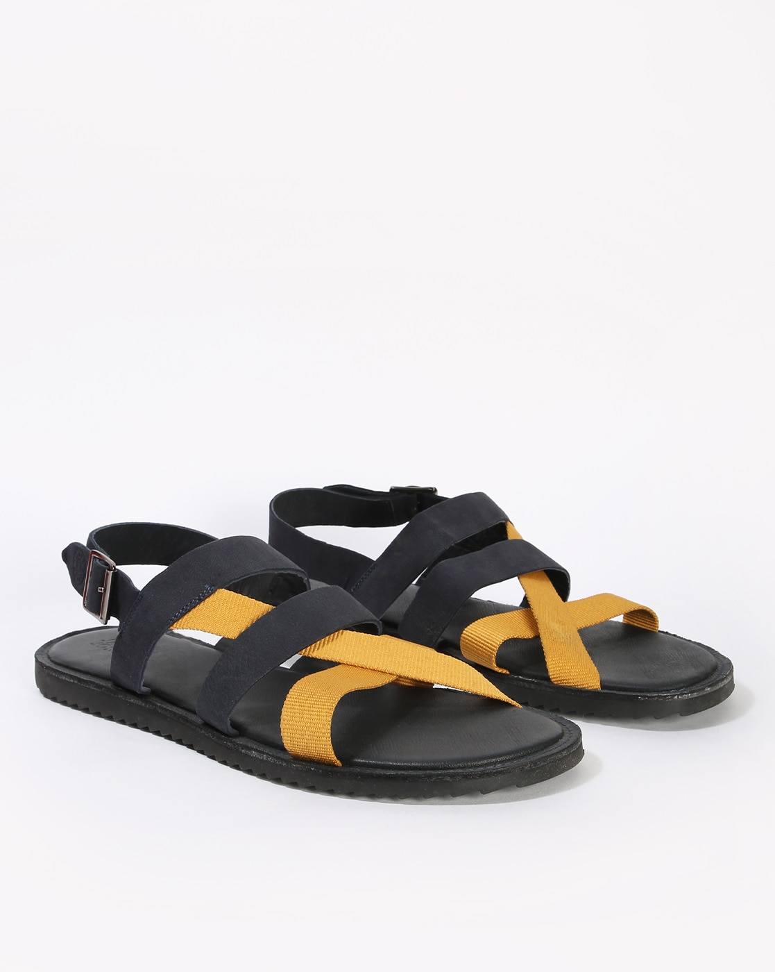 Buy Black Sandals for Men by Carlton London Online | Ajio.com