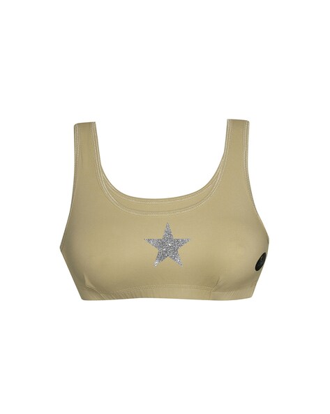 Buy Metallic Sports Bra Online In India -  India