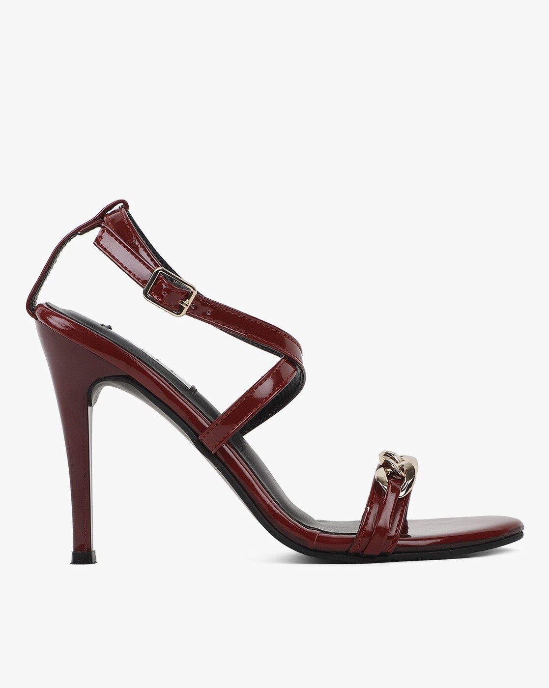 Maroon shop strappy heels